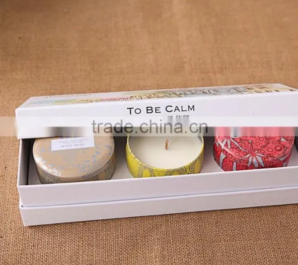 Elegant Fashion Pure Soy Candle in Exquisite Box photo-3