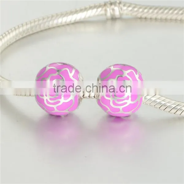 Fashionable European Style Enamel 925 Sterling Silver Charm Beads photo-5
