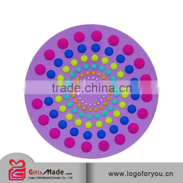 Perfect High Quality 4 Color Custom Printed Cmyk Photo Print Soft Pvc Rubber Beer Coaster photo-3