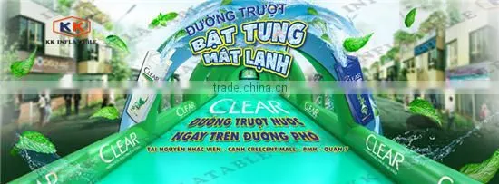Sealed Giant Inflatable Slip N Slide, Inflatable City Slide, Giant Inflatable Water Slide City photo-3