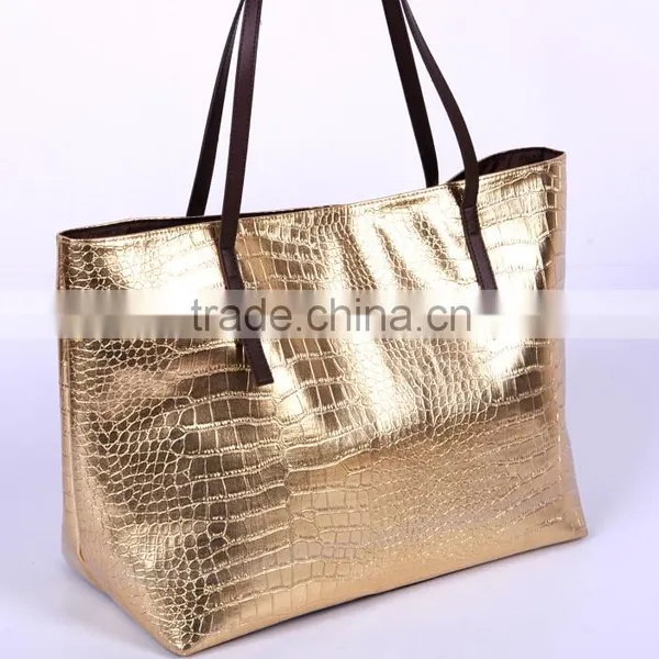 Top Quality Factory Direct Price Crocodile Leather Fashion Custom Tote Bags no Minimum photo-3