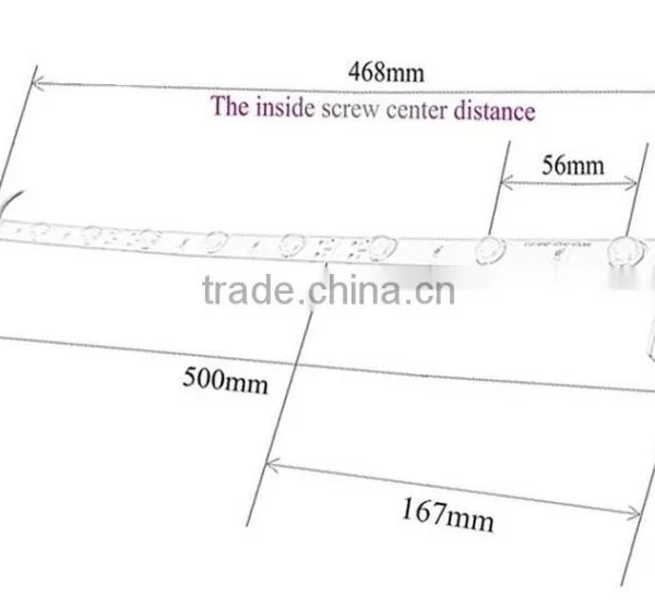 2835SMD Back Lighting Choice tv Lens LED Lattice Ladder Light photo-3