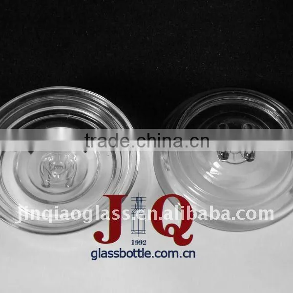 Glass Candleholder Plate