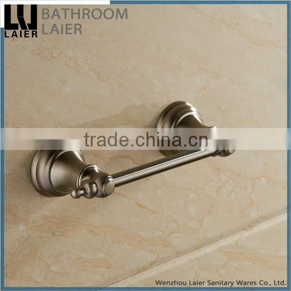 American Style Zinc Alloy Brush Nicked Bathroom Accessories Wall Mounted Toilet Paper Holder photo-4