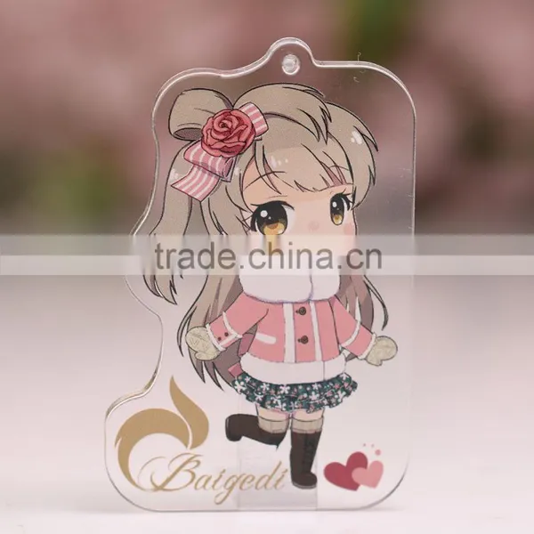 2015 Low Price Quality Custom Transparent Acrylic Keychain/clear Keychain photo-4