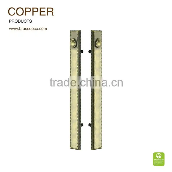 Hotel Entrance Door HK 1207 ACU Copper Door Luxurious Handle