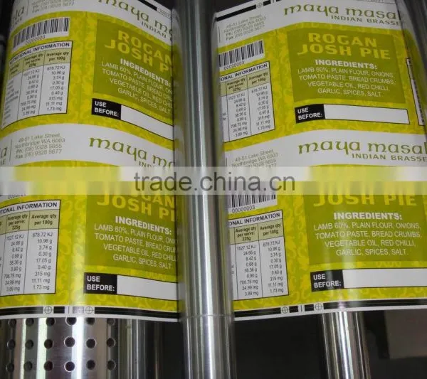 China Manufacturer Custom Heat-transfer Printed Ribbon Adhesive Sticker&labels photo-5