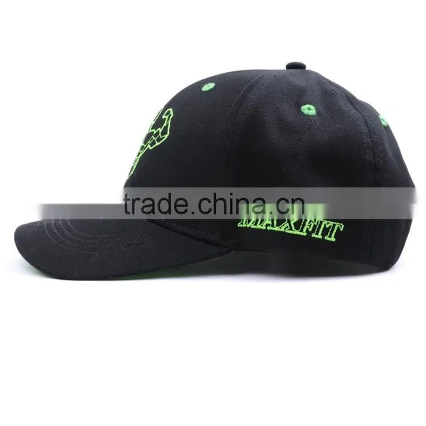 Fashion Adjustable Sport Baseball Black Caps photo-4