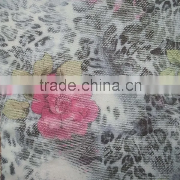 2016 4 Way Stretch Printed Demin Fabric Fabric Supplier in China photo-5