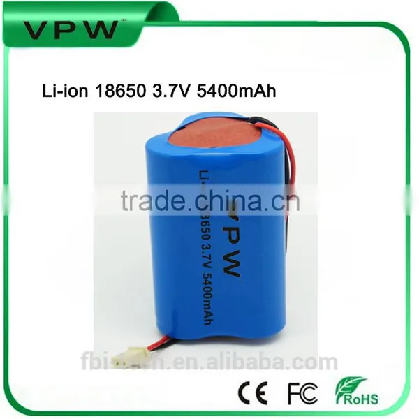 Rechargeable 5400mAh 3.7V Li-ion Battery With CE FCC MSDS ROHS photo-2