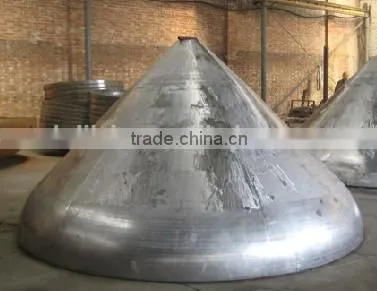 Mild Steel and Stainless Steel Tank End Dished Conical Head for Pressure Tank
