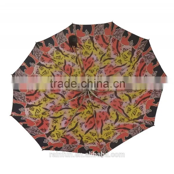 Beautiful Customized Printing Full-auto Foldable Umbrella photo-2