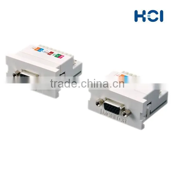UK Type 110 IDC Termination PC Monitor VGA Module photo-2