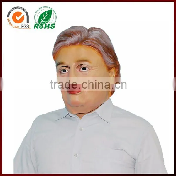 2016 New Most Popular Realistic Human Face Hillary Clinton Celebrity Mask photo-3