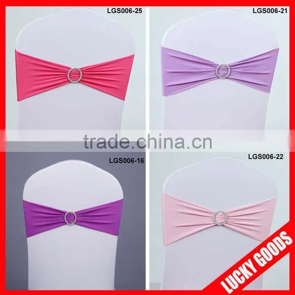 Fashion Blue Elastic Spandex Chair Bands Wholesale photo-6