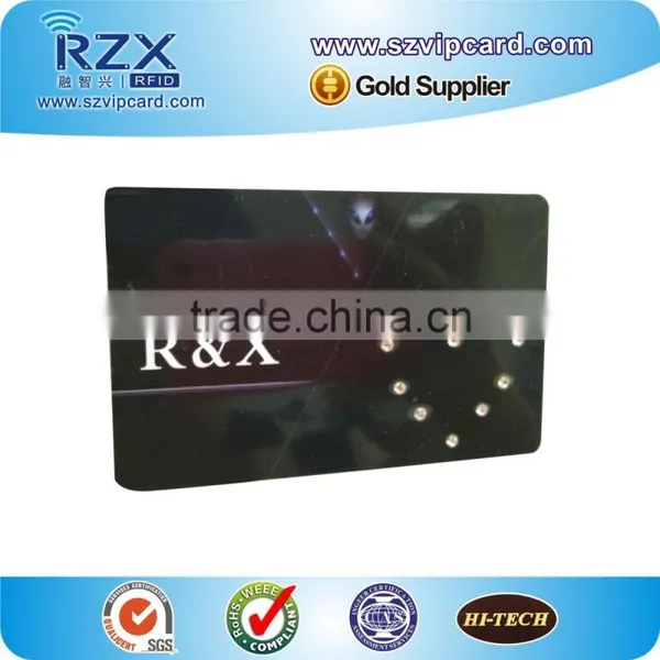 Cheap Price High Quality Engraved Black Metal Business Cards photo-3