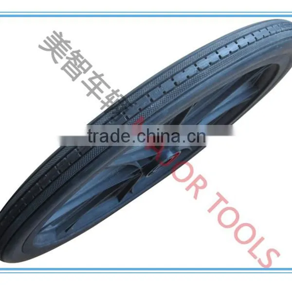 20 Inch pu Foam Bicycle Trailer Wheel photo-3