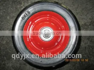 Hot Sale Pneumatic Plastic Steel Centred China Manufacturer Mute Beach Wheel photo-2
