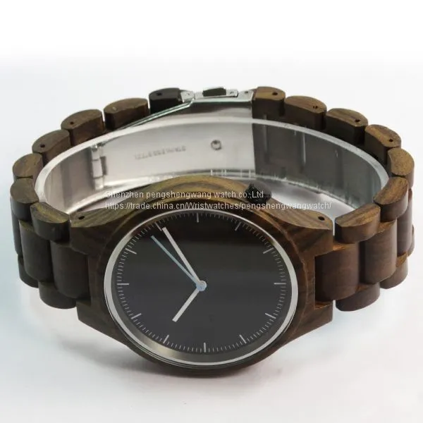 2017 год. Чистодеревянные кварцевые мужские часы relojes на продажу photo-2