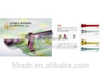 All Kinds of Colors Aluminum Anodized Profile Curtain Rod With End Cap photo-4