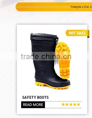Polyester Lining Foodstuff /Chemical Filed/Agriculture/PVC Work Boots, Light and Cheap Price photo-5