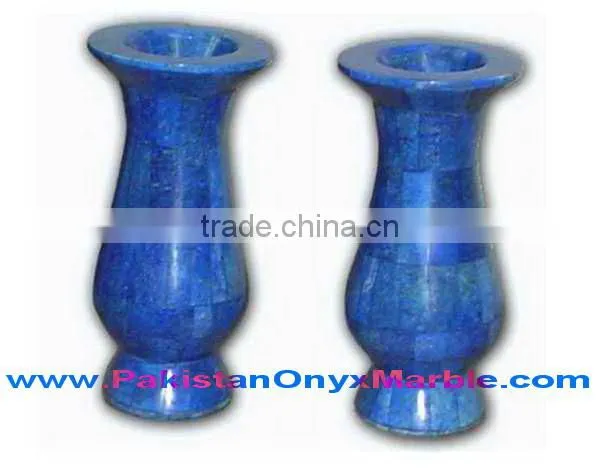 NEW FLOWER VASES LAPIS LAZULI HANDICRAFTS photo-2