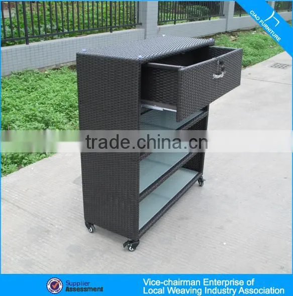 Modern Design Wicker Living Room Furniture Cabinet photo-3