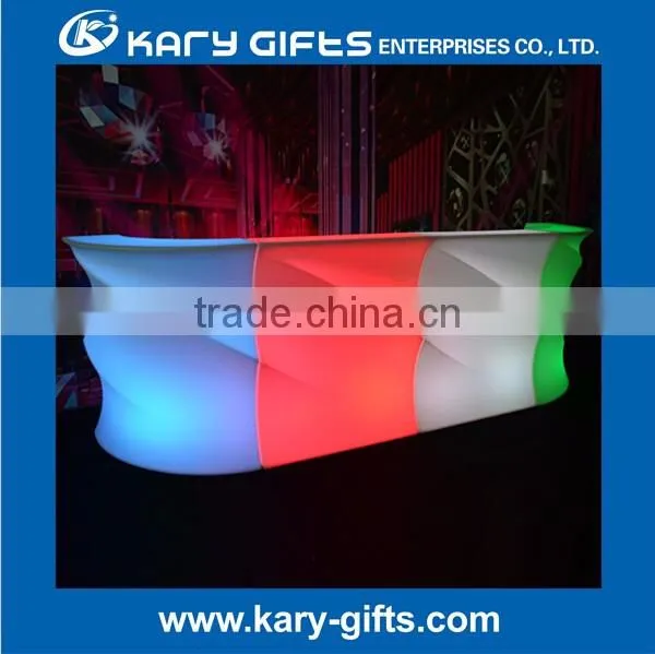 Modern Event Plastic Hookah Lounge Furniture Restaurant Led Bar Counter photo-4