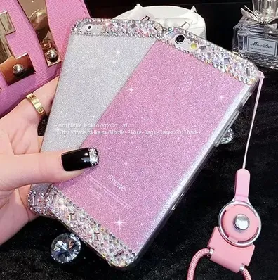 Crystal Diamond Cell Phone Back Cover Case Mobile Phone Cases for IPhone7/7Plus/6/6s/6plus/6splus Soft Tpu Shell Housing