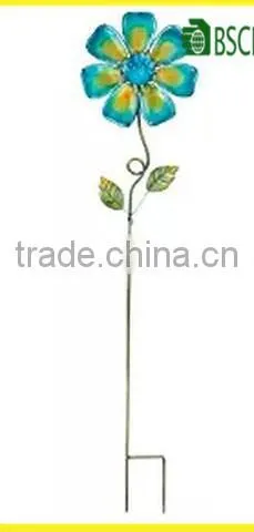 Regal Art &Gift Metal Flower Stakes 3 Colors Garden Stakes Decorative Garden Stakes photo-2