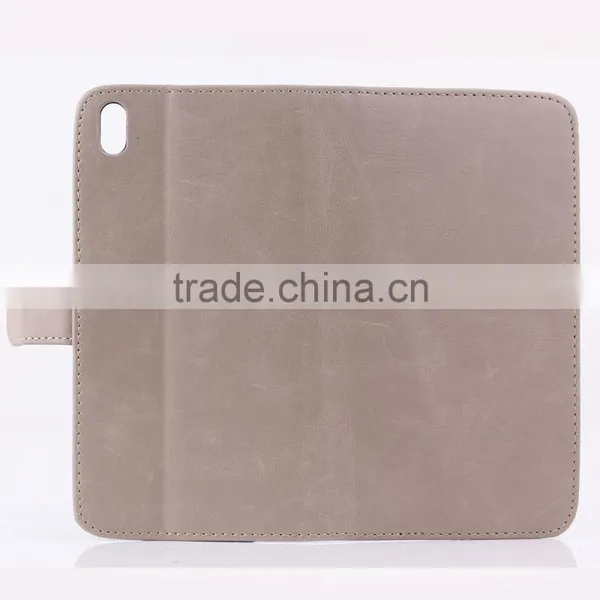 High Quality Crazy-horse PU Card Bumper/pocket Cell Phone Case for HTC photo-6