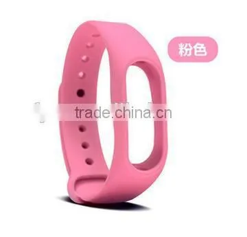 Colorful Replacement Wrist Strap for Xiaomi Mi Band Miband2 Bracelet,silicone Bangle,silicone Band photo-3
