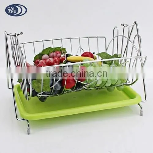 2017 New Style Handicraft Metal Fruit Rack Basket From CAIZHU photo-3