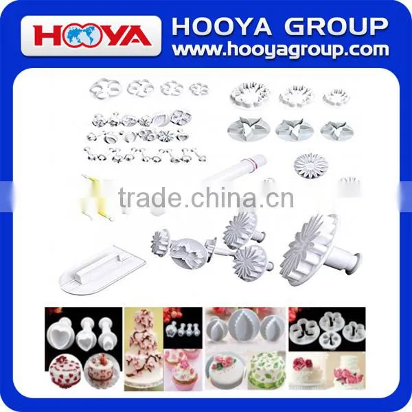 3 Pcs Veined Butterfly Cake Mold Sugarcraft Fondant Cookie Plunger Cutters Decorating Kit photo-5