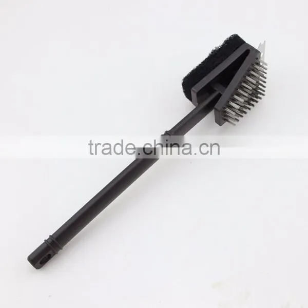 Plastic Handle Two Functions Brush for Barbecue photo-4
