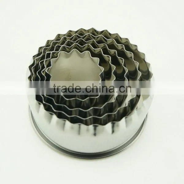 47099 5 Pcs Round Shape Stainless Steel Cookie Cutter Set photo-5