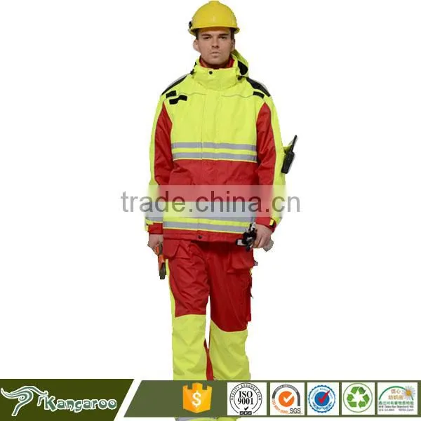 Hi Vis Aramid Fireproof Fire Resistant Coverall photo-4