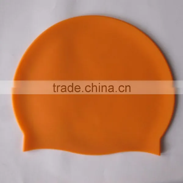 Adult Customized Logo Swimming Pool Silicone Latex Swim Cap photo-3