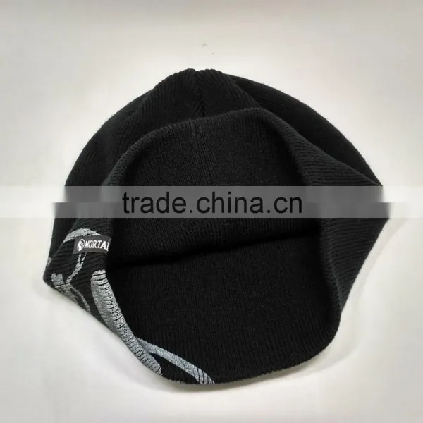 Dragon Stamp in Autumn and Winter Wool Knitted Hat Hat Cap Cap Ear Warm Set photo-3