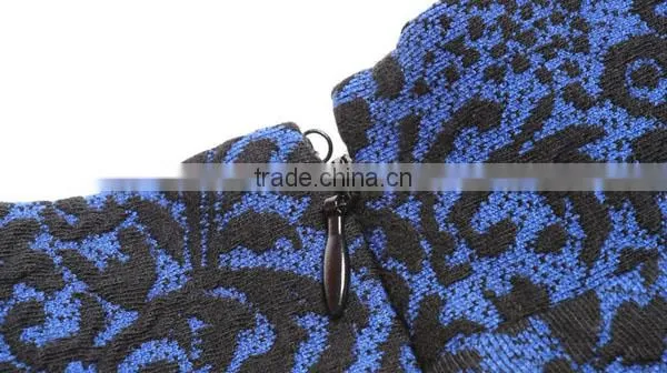 Hot Sale Mini Blue Sexy Jacquard Skirt Casual Short Skirt for Ladies photo-4