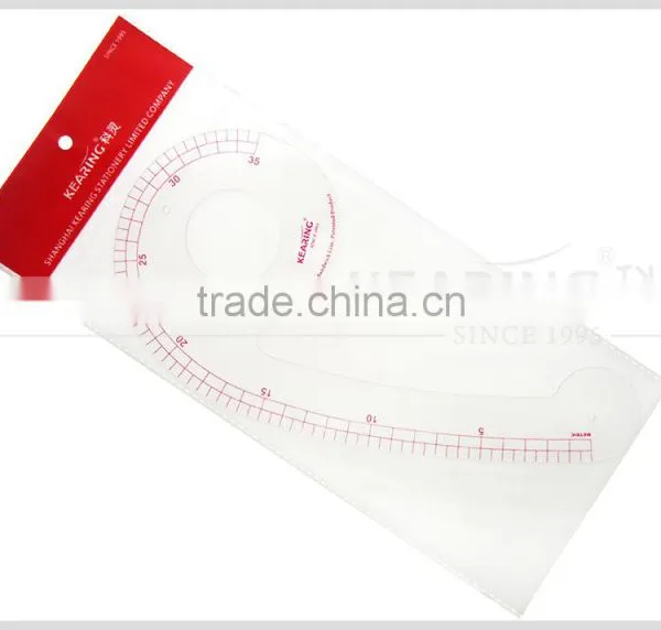 Kearing Fashion Design 1.2mm Thick Sandwich Line Printing 35cm Tailor Curve #6035 photo-5