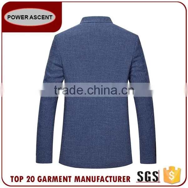 Wholesale Men Fashion Business Suit Jacket Blazer With Interior Pocket photo-2