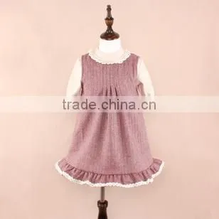 New Stylish Elegant Children Girl Ruffles Kid Clothes White Lace Dress photo-2