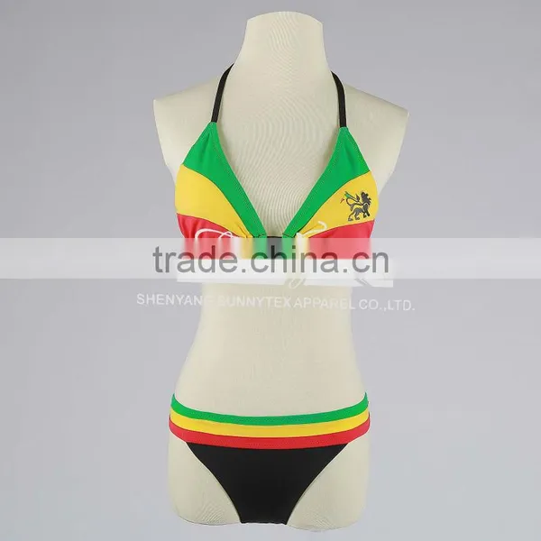 Swimwear & Beachwear OEM Wholesale High Waist Fashion Bikini Swimwear photo-5