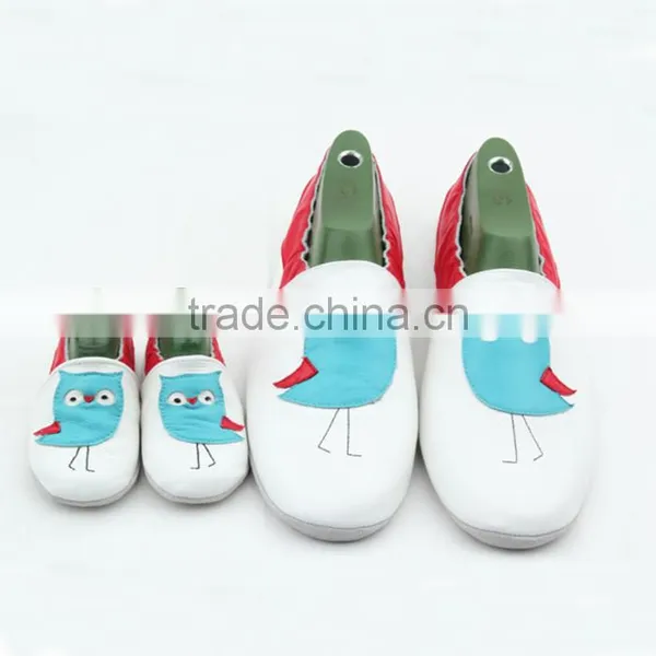 Family Indoor Shoes Wholesle Soft Leather Slipper photo-5
