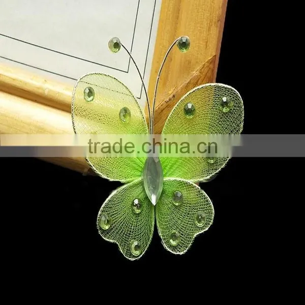 Wholesale Custom Acrylic Rhinestoned Butterflies Fridge Magnet photo-5