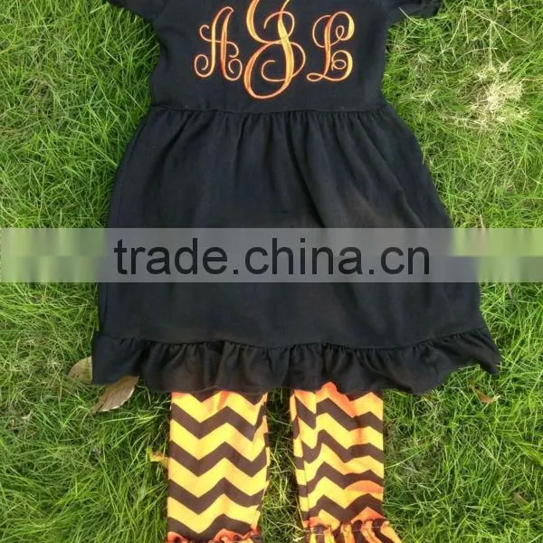 Baby Girls Halloween Outfits Kids Pumpkin Outfits Halloween Boutique Outfits Girls Halloween Sets Girls Halloween Pants Sets photo-2