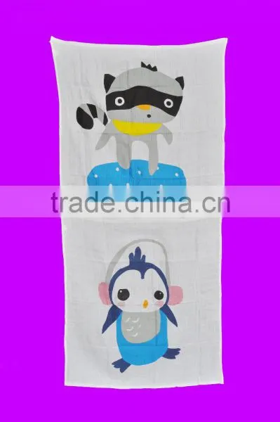 100% Cotton Double Weave Gauze Muslin Baby Diapers (Bleached, Unbleached, Dyed & Printed) photo-3