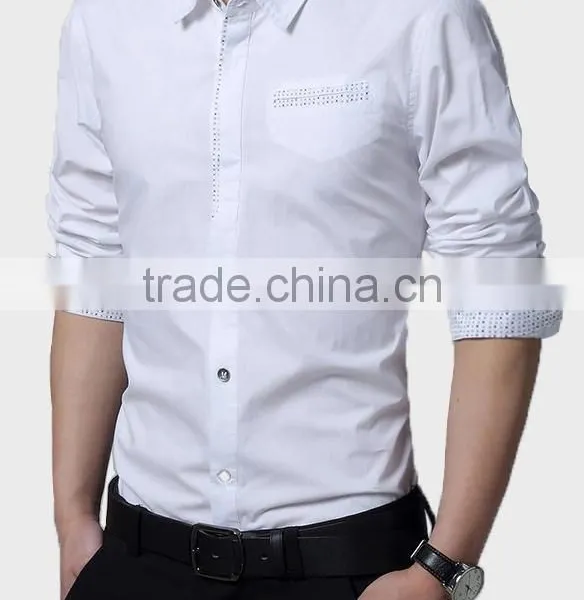 2016 New Style Multi Colored Slim Fit Casual Shirt for Men photo-2