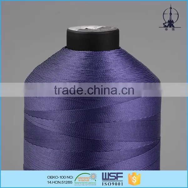 1000D/3 350tex 9tickets Flying Wheel Light Weight Filament Bonded Bag Sewing Thread photo-5